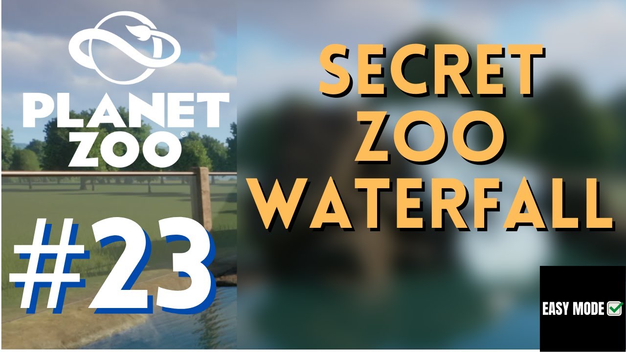 i built the coolest waterfall for my otters! |  Planet Zoo - Franchise Mode - Part 23 - PC Gameplay