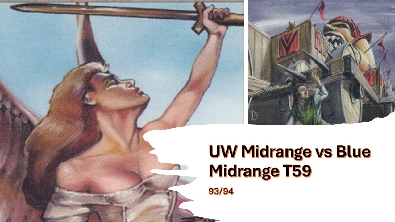 UW Midrange vs Blue Midrange - X-Points - T59 - Match 2 - #oldschoolmtg - #mtg9394