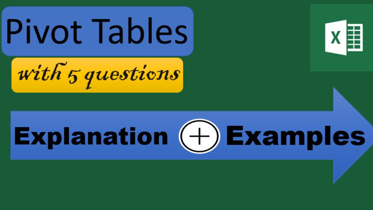 How to create Pivot table in Microsoft Excel  |With Examples