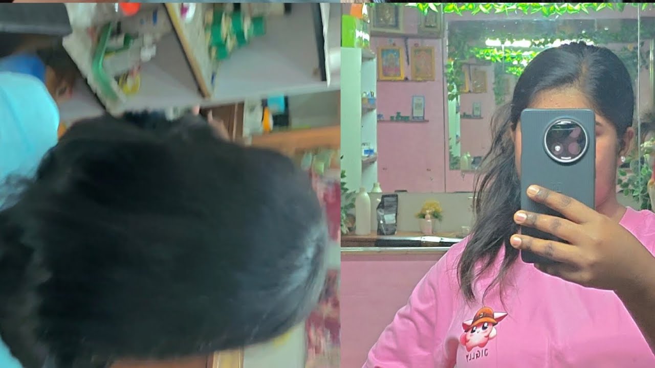 Aaj hamlog haircut kiya hai💇‍♀️#shortvideo #trending #viral #vlog #haircut #hairstyle 
