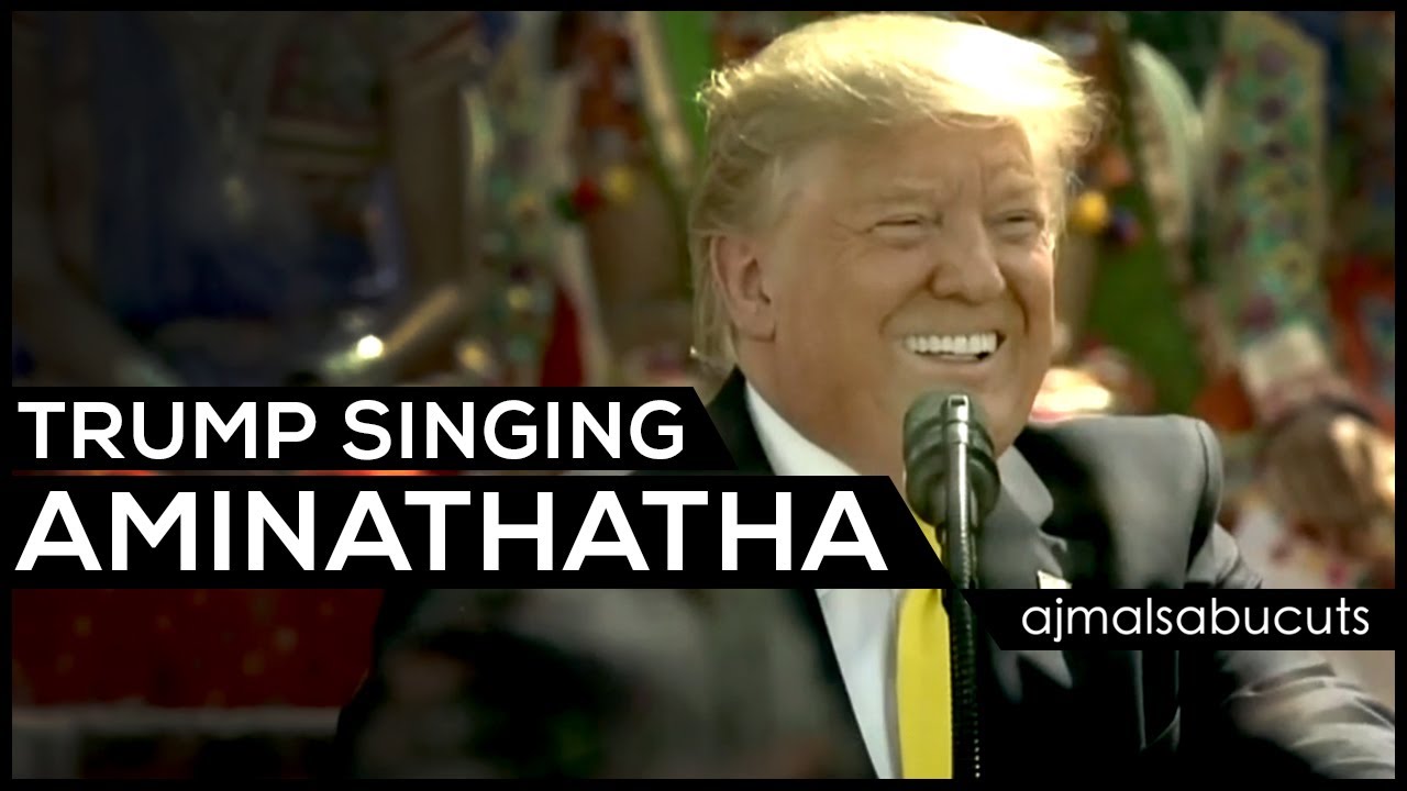 Trump Singing Amina thaatha | ajmalsabucuts