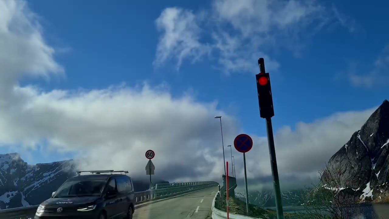 lofoten 2023 car travel hyperlapse