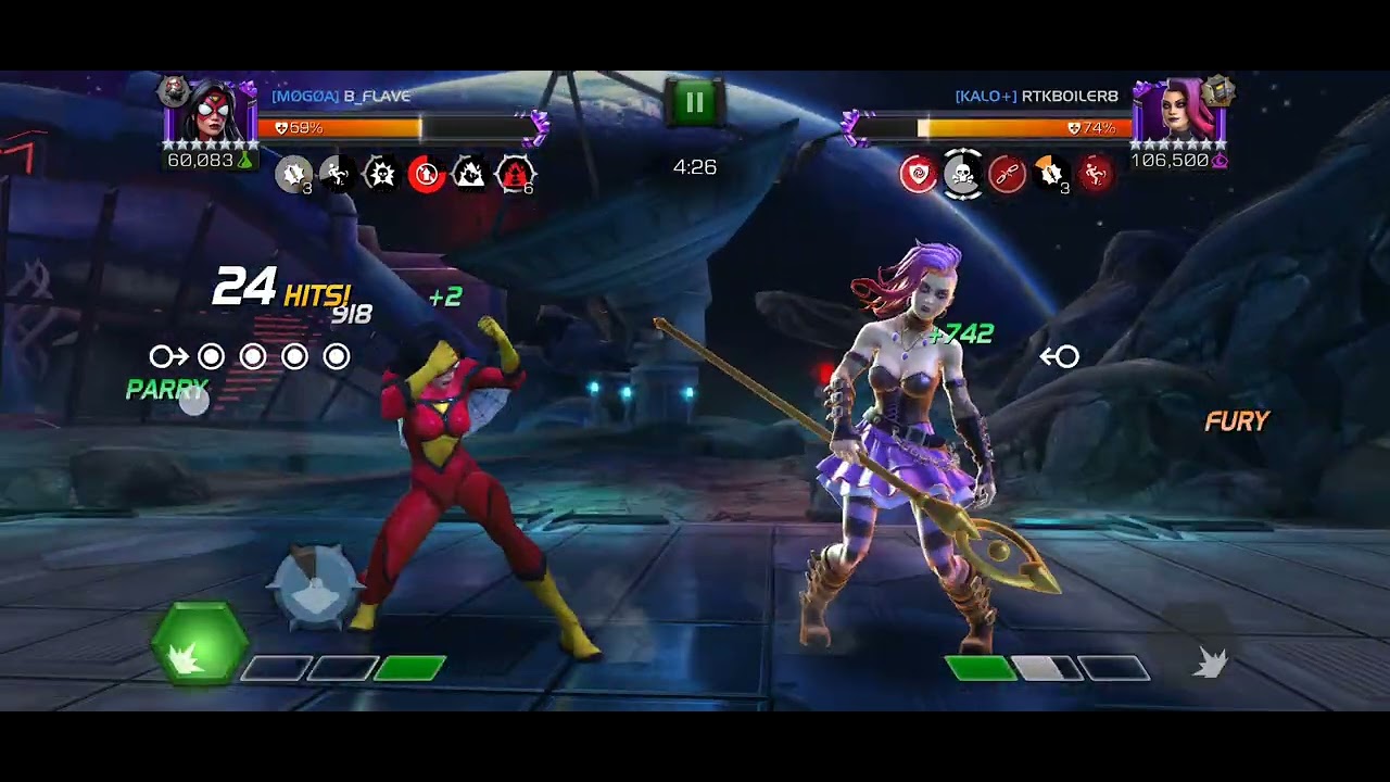 Alliance War #6 Spiderwoman VS Nico