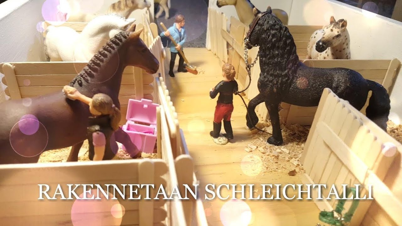 RAKENNETAAN SCHLEICHTALLI🏡 Rambon Reippaat Askarteluvinkit
