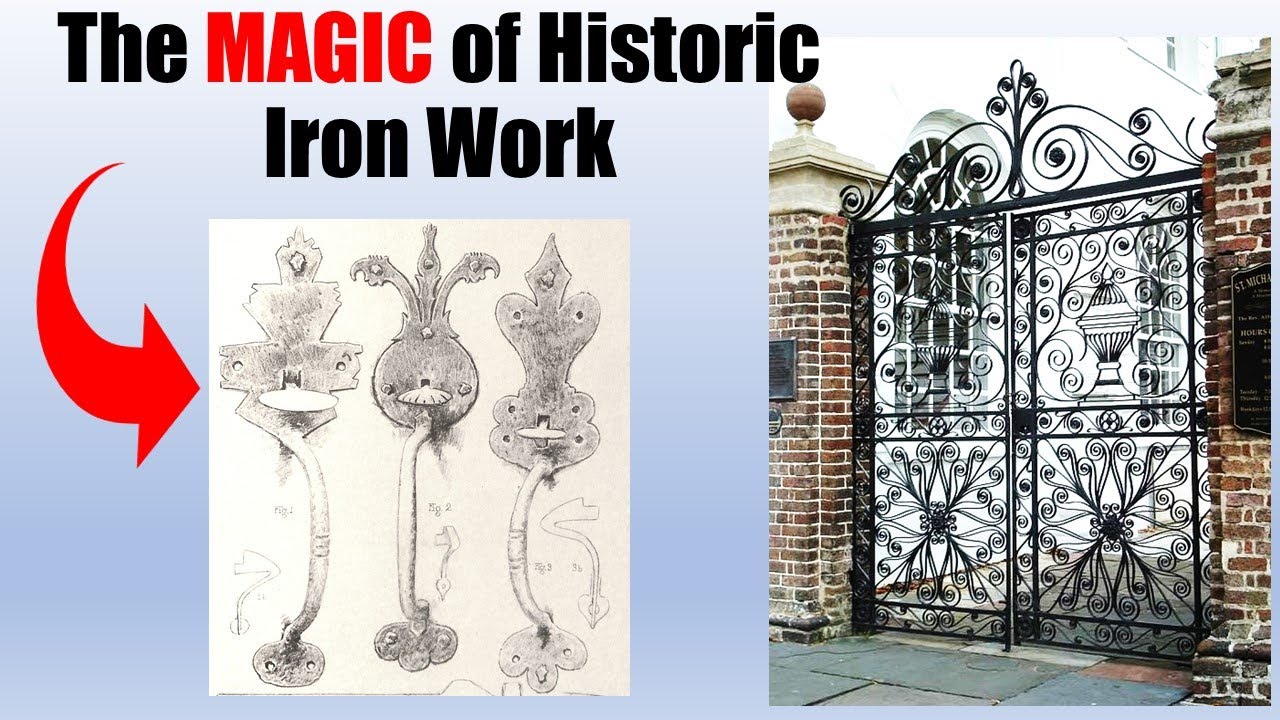 Historic Iron work. The beauty and craftsmanship is Amazing!