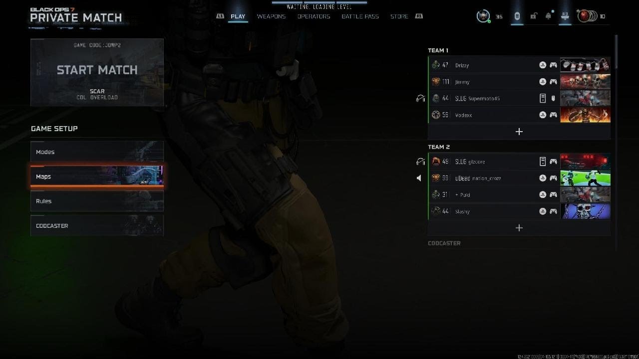 Scrim session 10/01 Overload Exposure