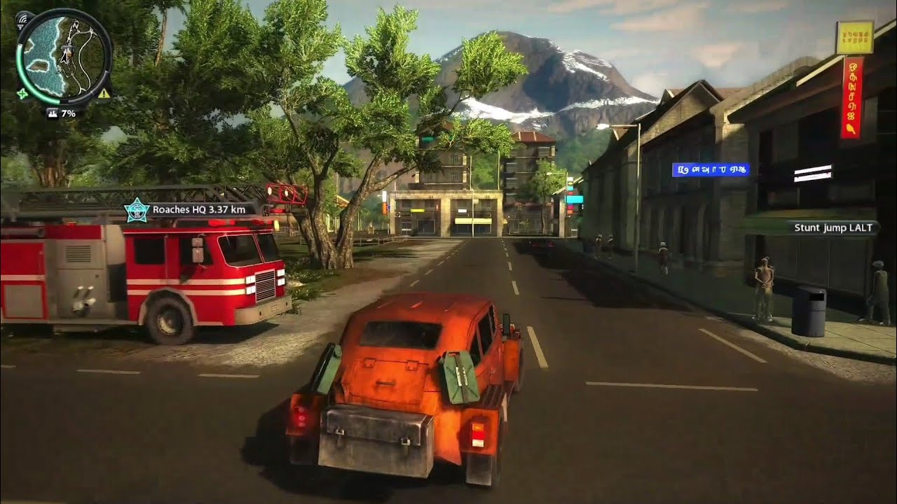 Gunung Gila Pangkat Facility Takeover (Rocket science) Just Cause 2 [No Commentary] HD