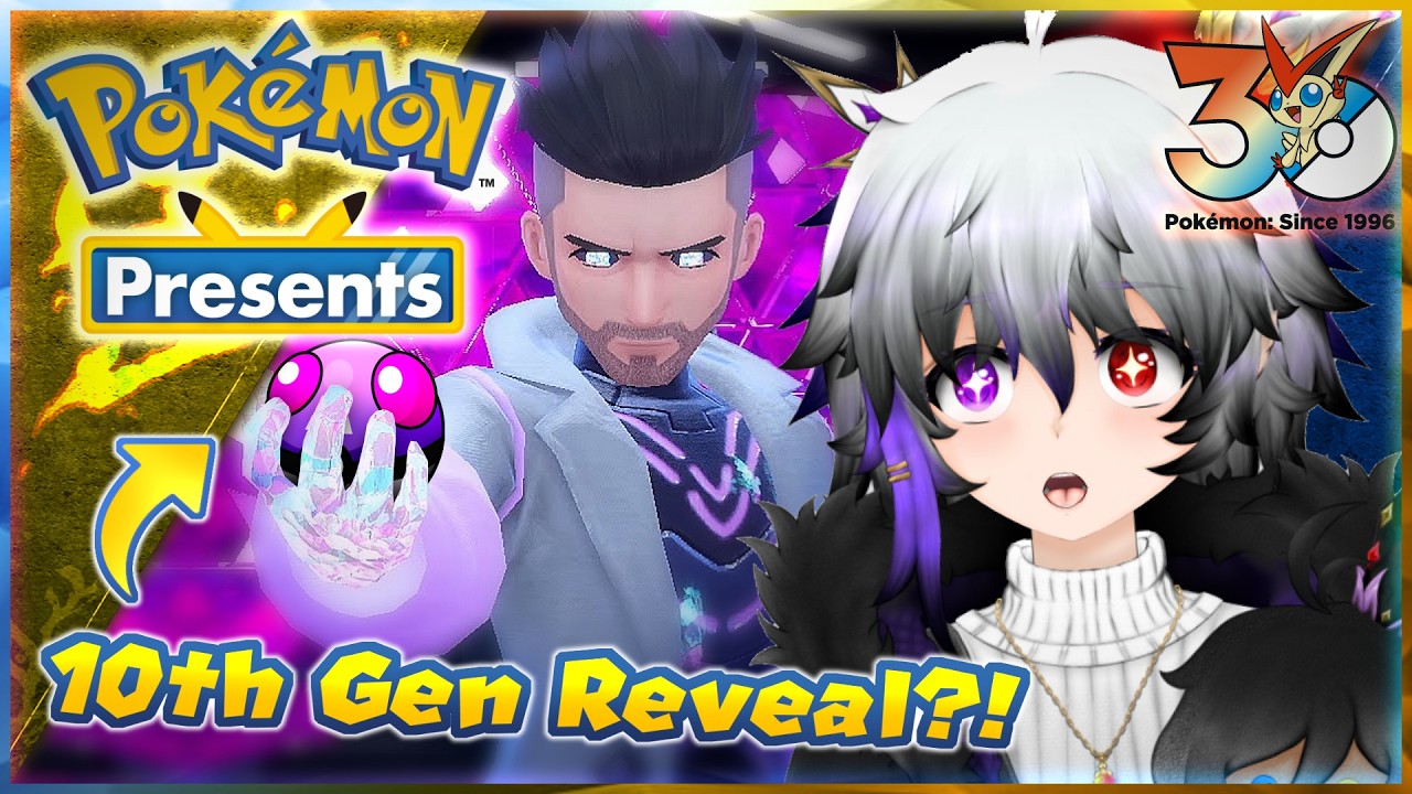 10th Gen. Reveal for Pokemon Day or Flop?😤 | Pokémon Presents Reaction【ENG VTUBER】 LIVE🔴