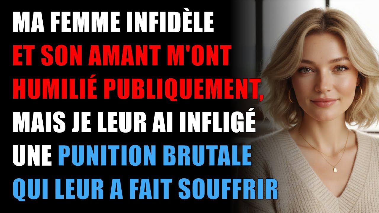 Ma Femme Infidèle Et Son Amant M'ont Humilié Publiquement, Mais Je Leur Ai Infligé Une Punition