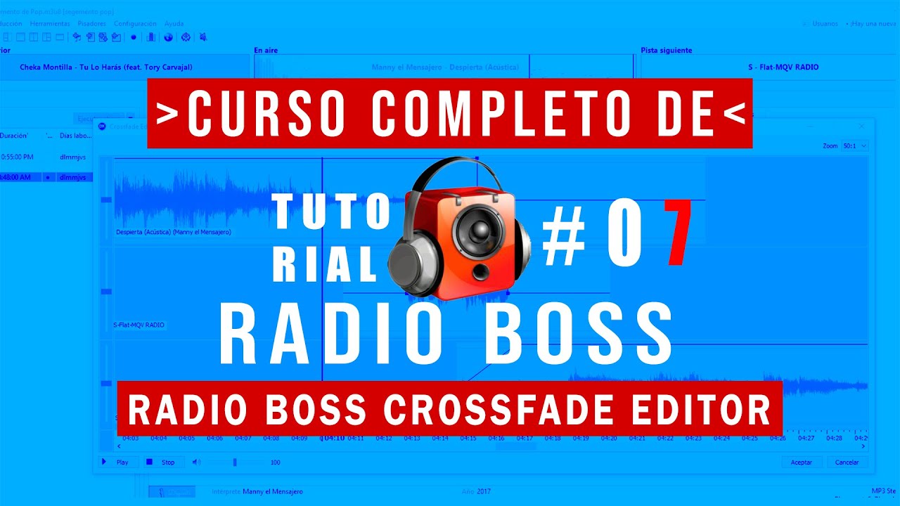 Radio Boss Crossfade Editor✅Como Usar Sigue Editor 3☑️