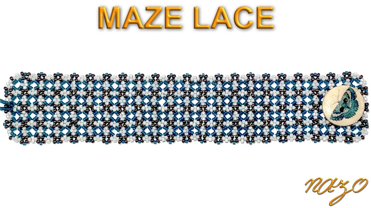 Лабиринт кружевной браслет (Maze lace bracelet)
