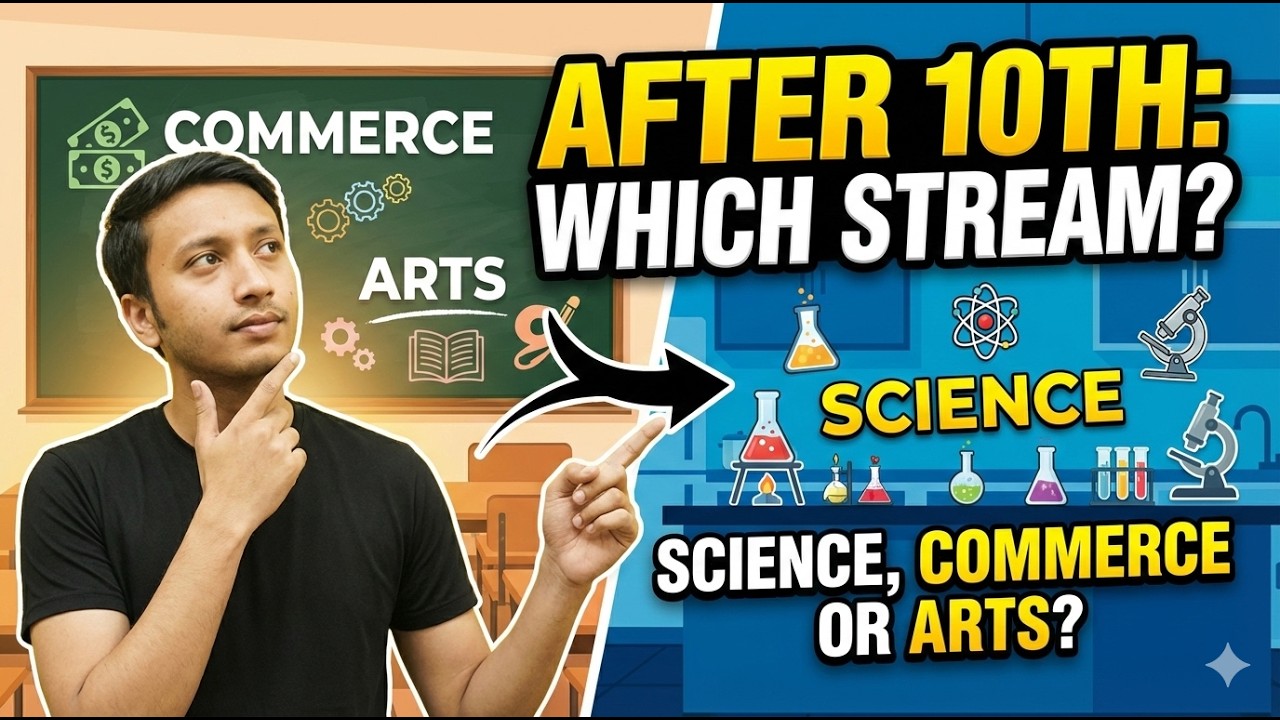 Class 10 ke Baad Science, Commerce ya Arts? | Sahi Decision Kaise Karein | Complete Guide