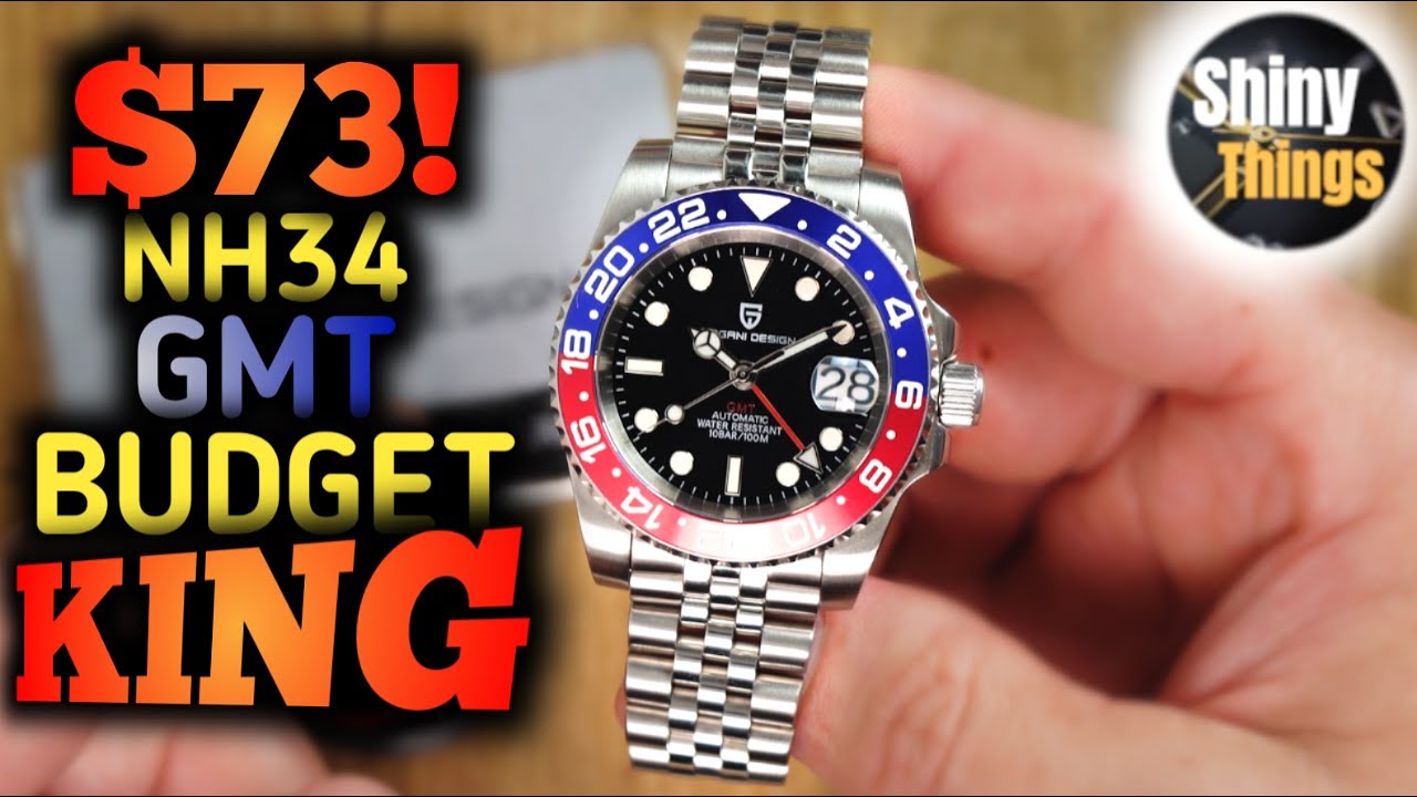 $73! NH34 GMT BUDGET KING?! - Pagani Design PD 1662 - homage to Rolex GMT Master ii