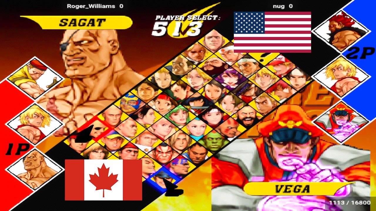Capcom Vs. SNK 2 - Roger Williams vs nug