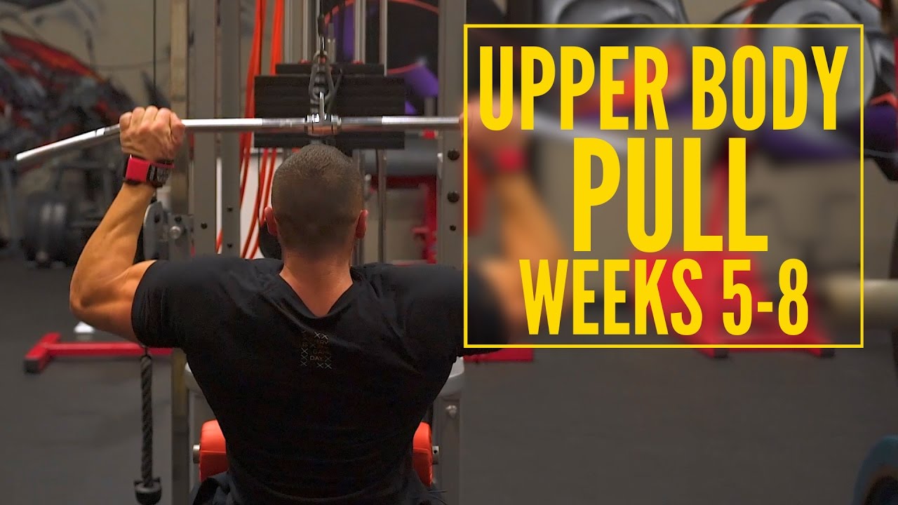 Train Like a Machine Weeks 5-8 Upper Body Pull | Tiger Fitness