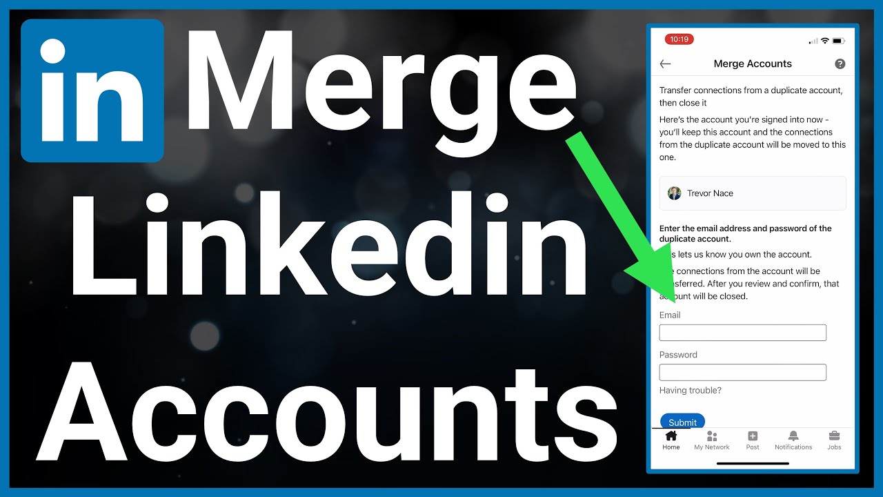 Как объединить два аккаунта LinkedIn