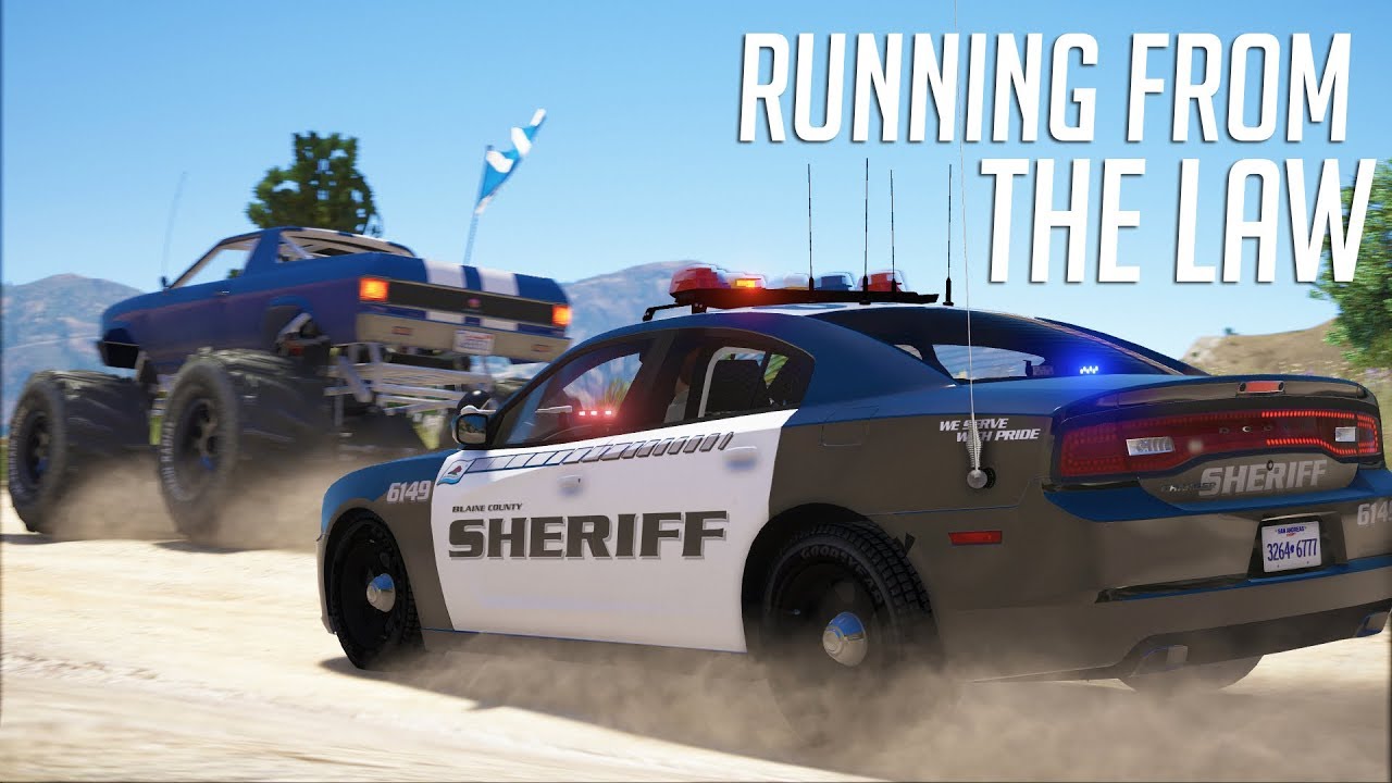 LSPDFR - Day 769 - Monster truck flees from police