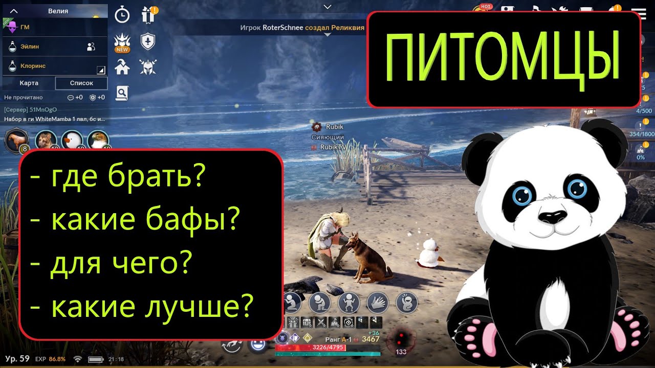 ГАЙД ПО ПИТОМЦАМ / КАК СКРЕЩИВАТЬ? ГДЕ ВЗЯТЬ? / ЛУЧШИЕ БАФЫ / Black Desert Mobile