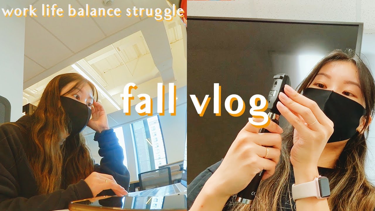 🍁 FALL VLOG: work/life balance struggle, new glasses, and getting by