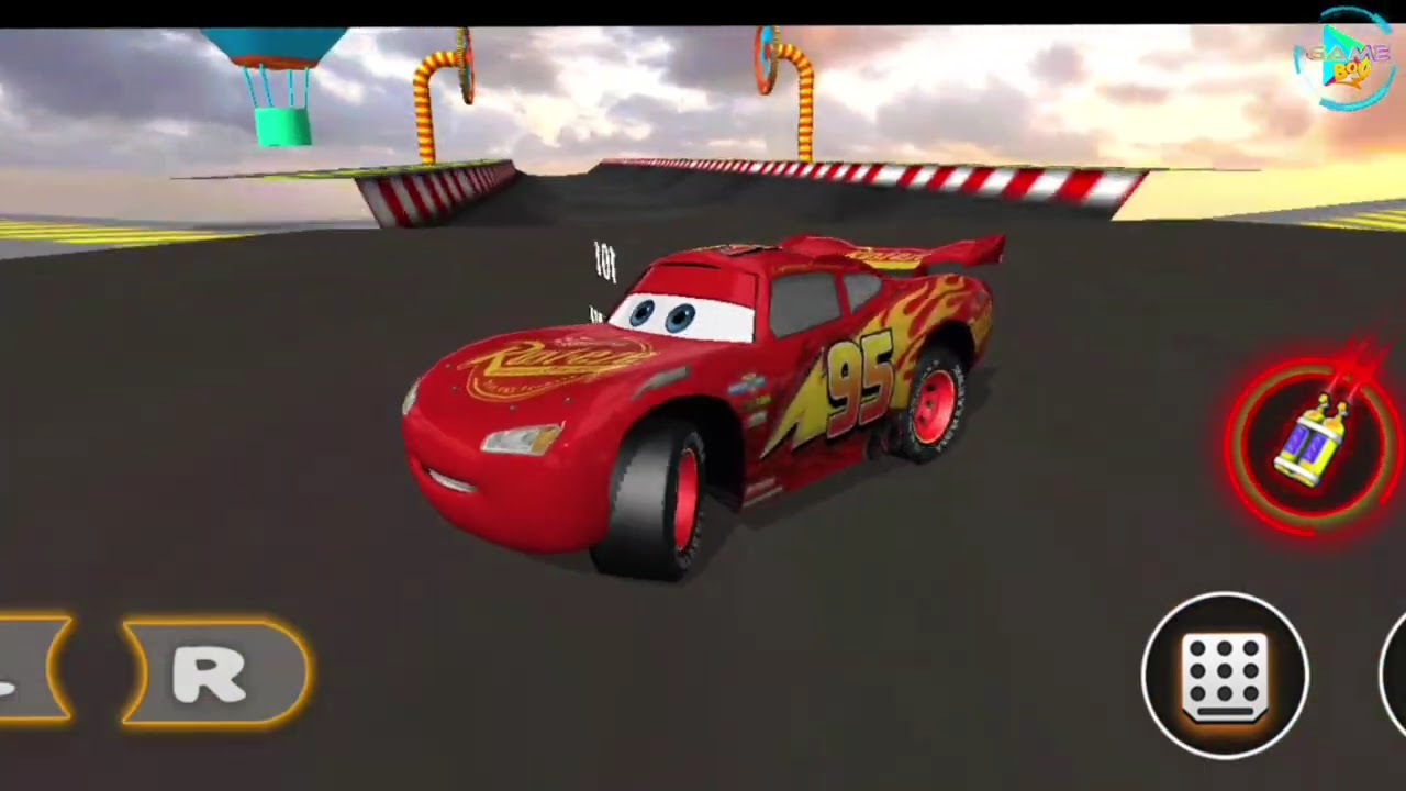 new mega ramp Lightning McQueen stunts #games #androidgames  #newgame gi