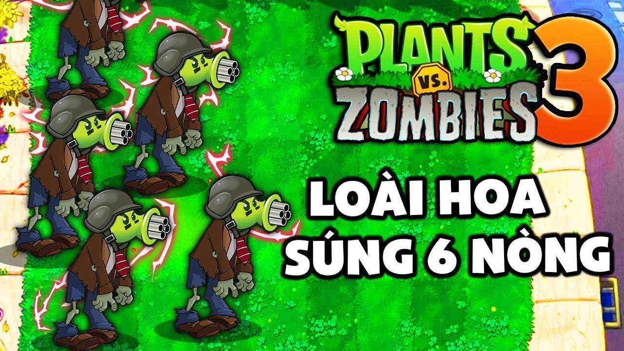 PLANTS AND ZOMBIE 2024 - TẬP 11 | LOÀI HOA MỌC RA 6 NÒNG SÚNG CÀN QUÉT TẤT CẢ BẢN ĐỒ ZOMBIE
