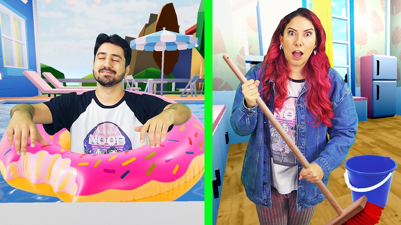 A ROTINA DE UM CASAL no Livetopia Roblox