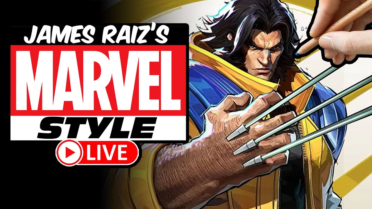 LIVE!  MARVEL ARTIST colors MARVEL RIVALS!!! Part 2!!!