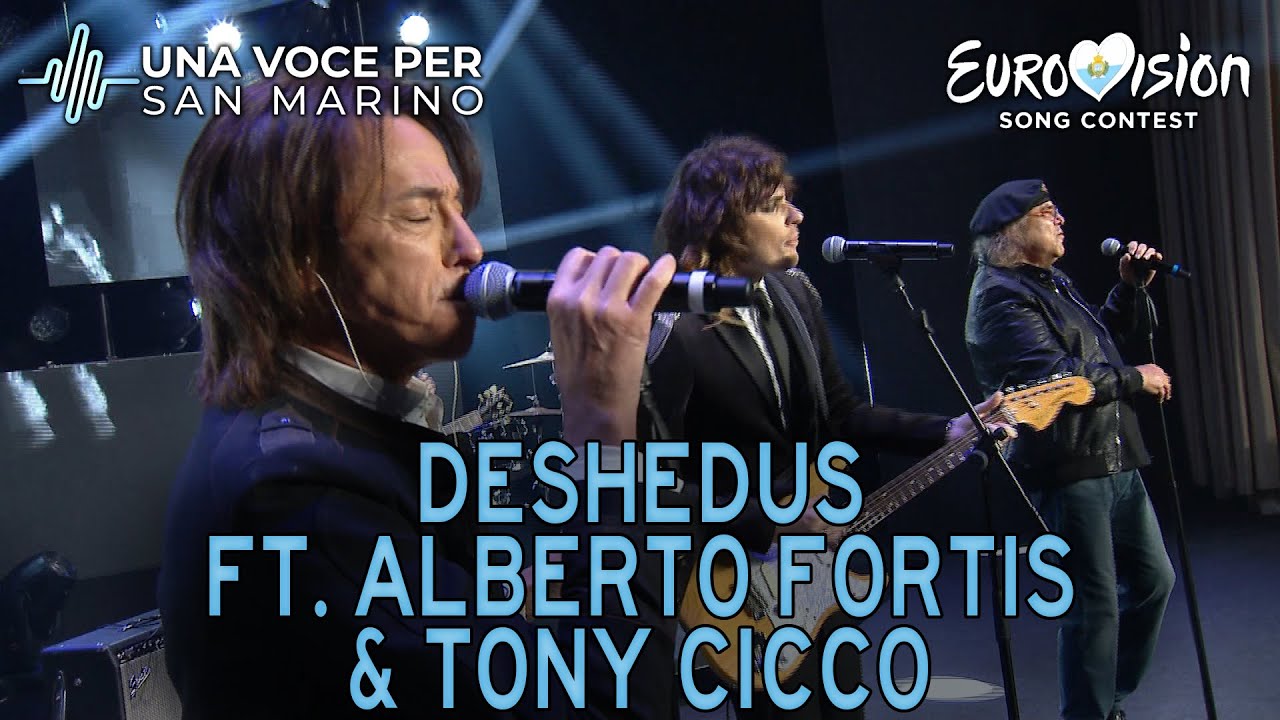 Deshedus ft. Alberto Fortis & Tony Cicco - Sono un uomo - Una voce per San Marino