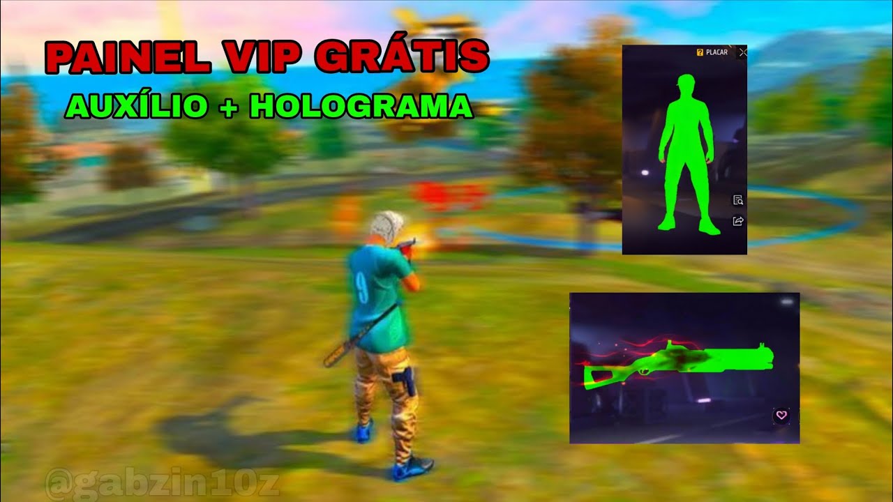 SAIU!!!🥳 PAINEL VIP GRÁTIS AUXÍLIO + HOLOGRAMA 👀🩸