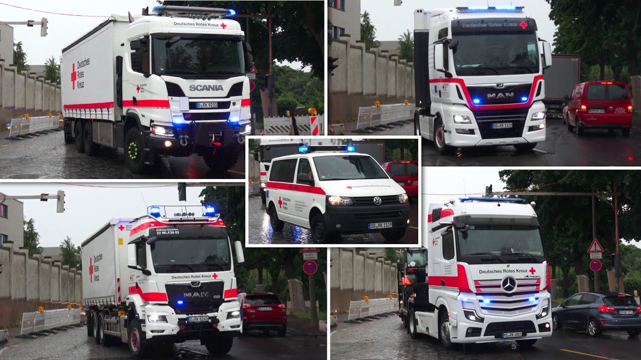 [Kolonnenfahrt Hilfstransport] versch. DRK Landesverbände auf Einsatzfahrt