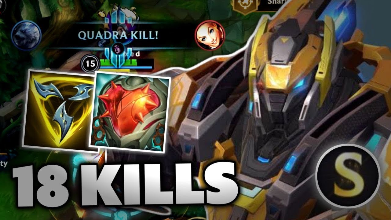 WILD RIFT | VOLIBEAR IS CRAZY JUNGLE QUADRAKILL ! SOLO RANKED