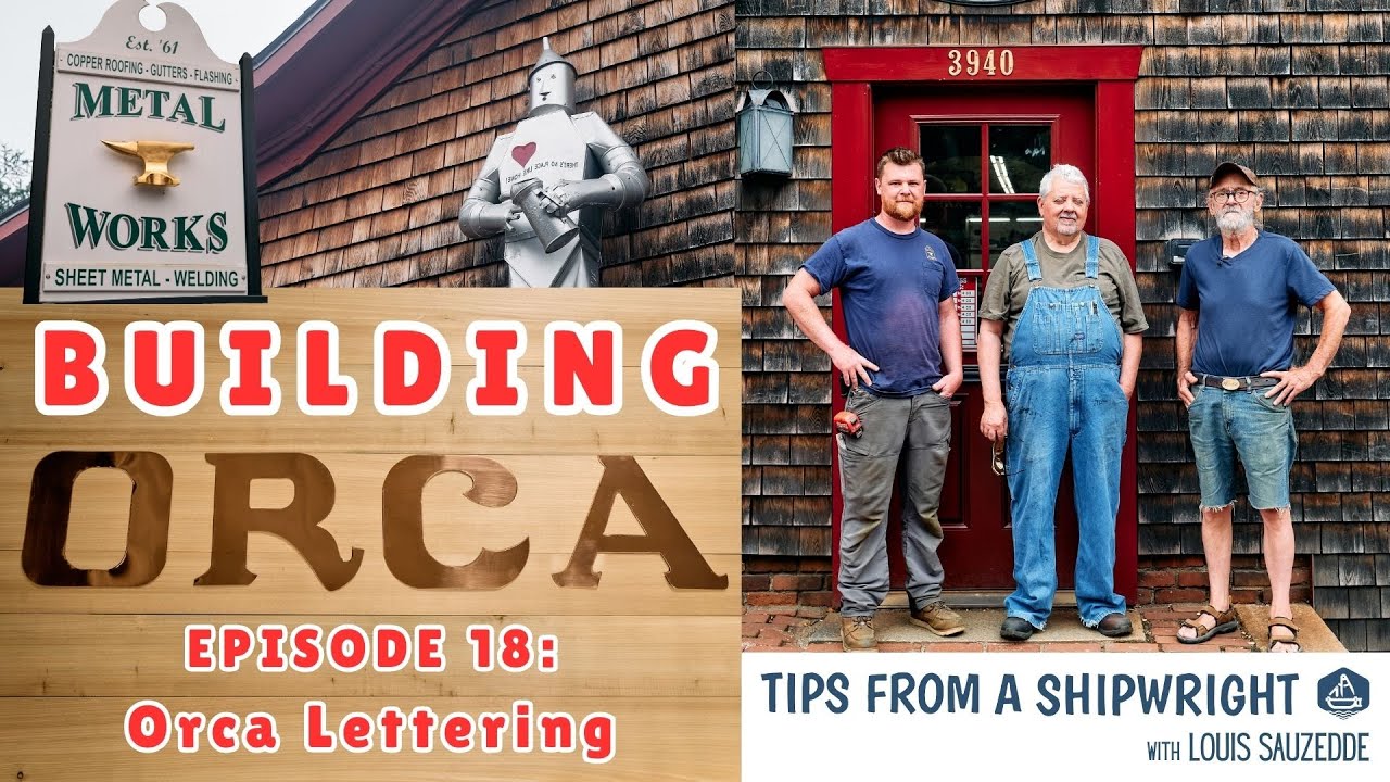 Building Orca - Episode 18: Orca Lettering at Metal Works