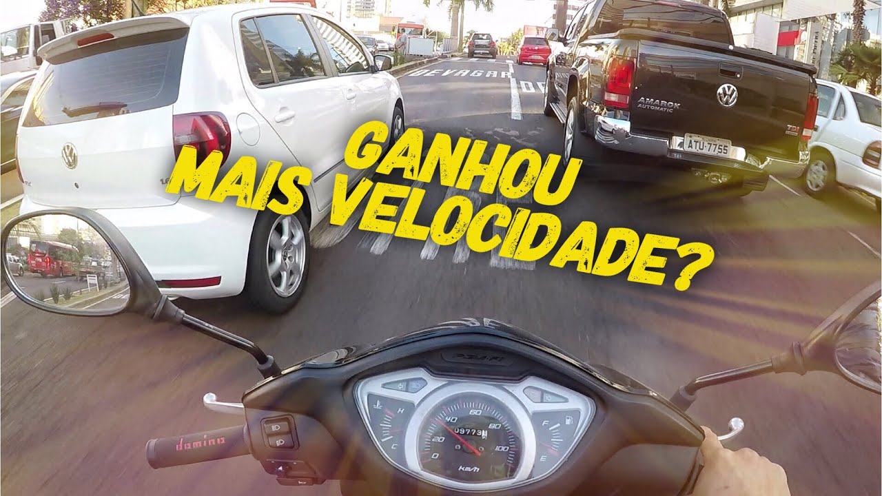 MEXI NA TRANSMISSÂO DA MINHA MOTO E TESTEI O RESULTADO «FAUSTINO»