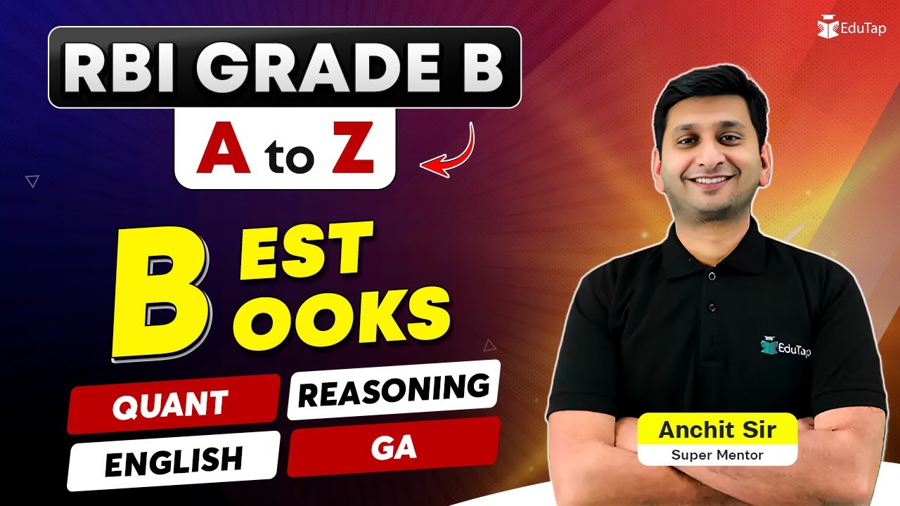 Best RBI Grade B Books | Books for RBI Grade B Phase 1 | Booklist for RBI Officer Exam | RBI Books