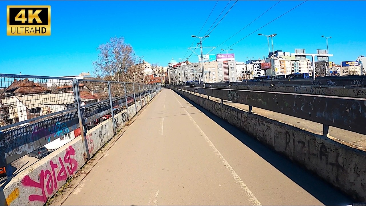 Spring in Belgrade | 4K ASMR E-Bike Ride