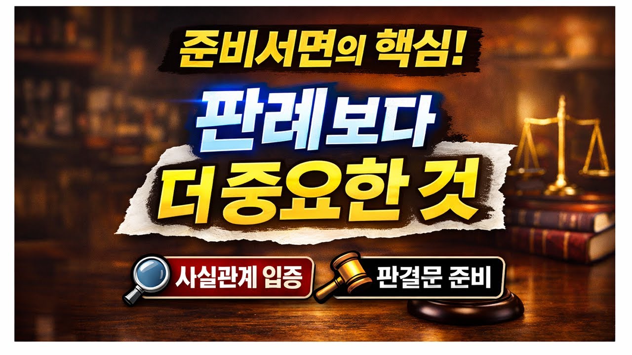 “판례 열심히 찾아도, 이걸 못 쓰면 집니다”