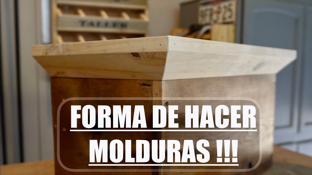 C&oacute;mo hacer molduras de madera