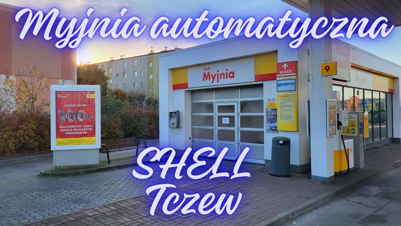 SHELL myjnia automatyczna Tczew, 3 kamery. CAR WASH