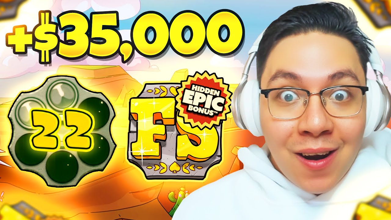 +$35,000 (MY BIGGEST WIN), 22 SPINS on LE COWBOY