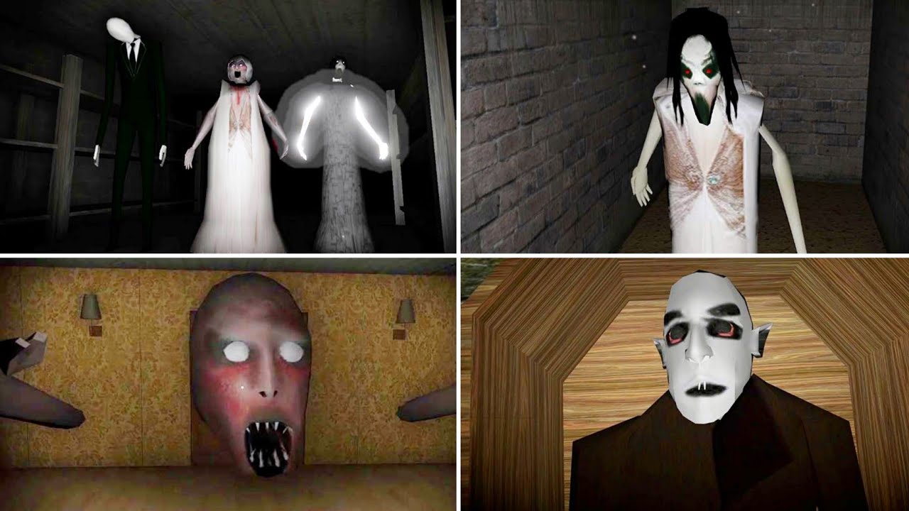 All Slendrina Games PC Version Escape Ending | Slendrina PC All Games Ending