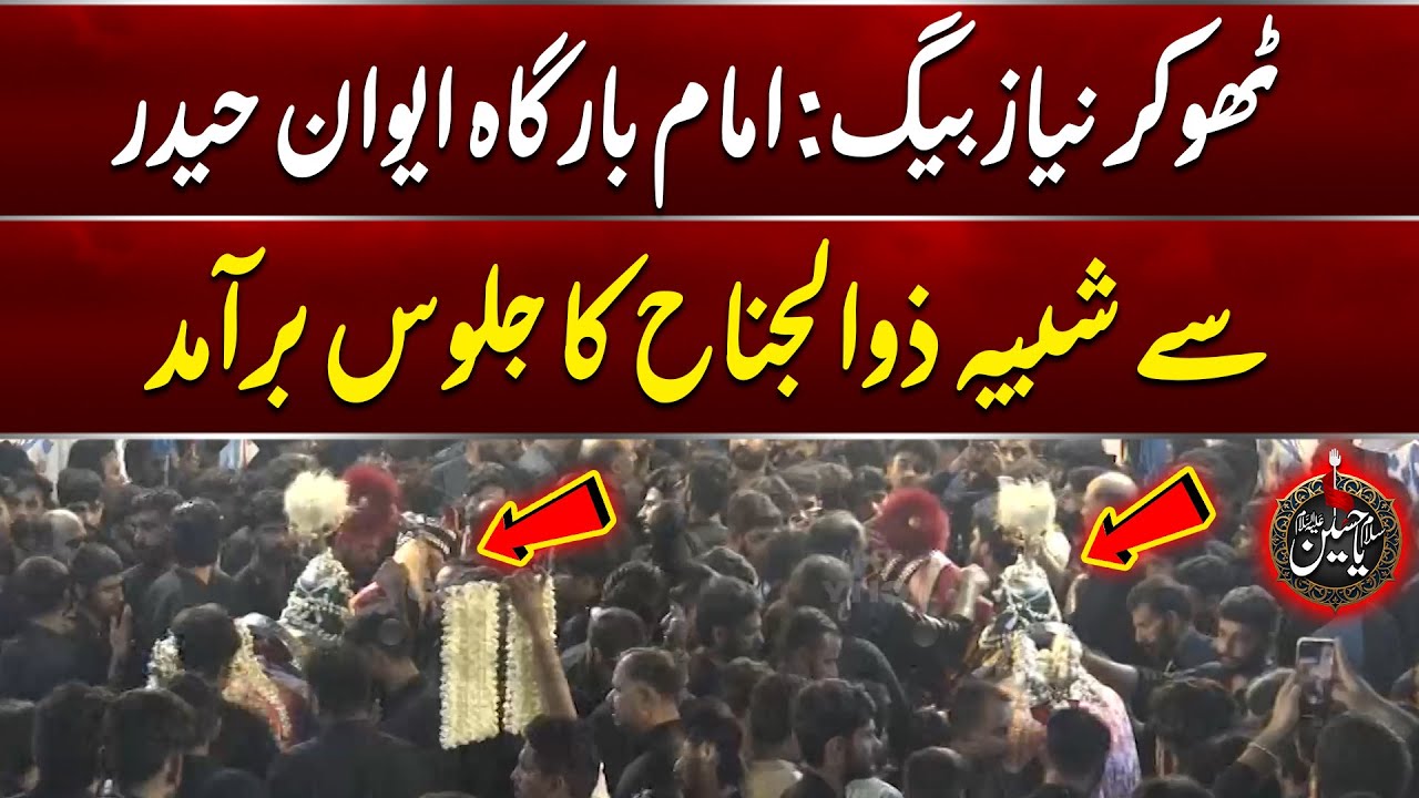 Shabih e Zuljinah Jaloos | Imam Bargah Awan e Haider, Thokar Niaz Baig | 10th Muharram 2025 | City42
