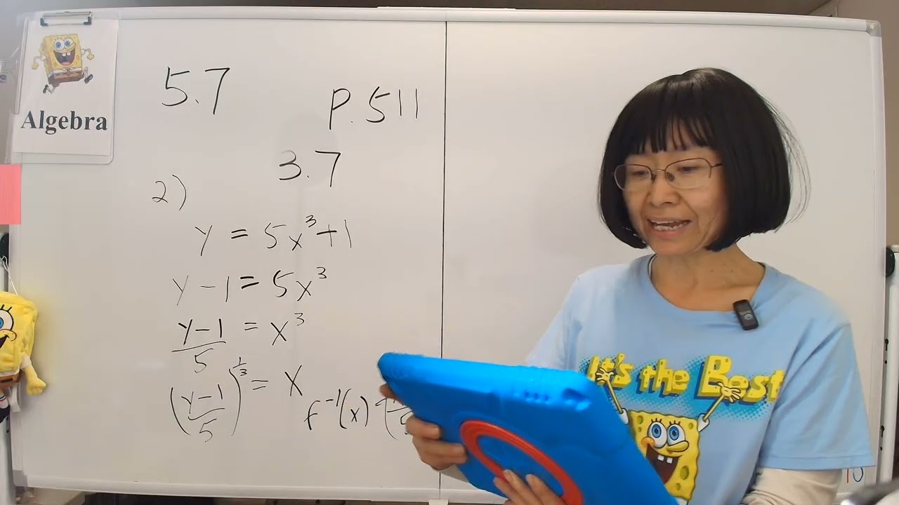 Algebra Chapter 5.7 Inverses and Radical Functions with free Openstax textbook