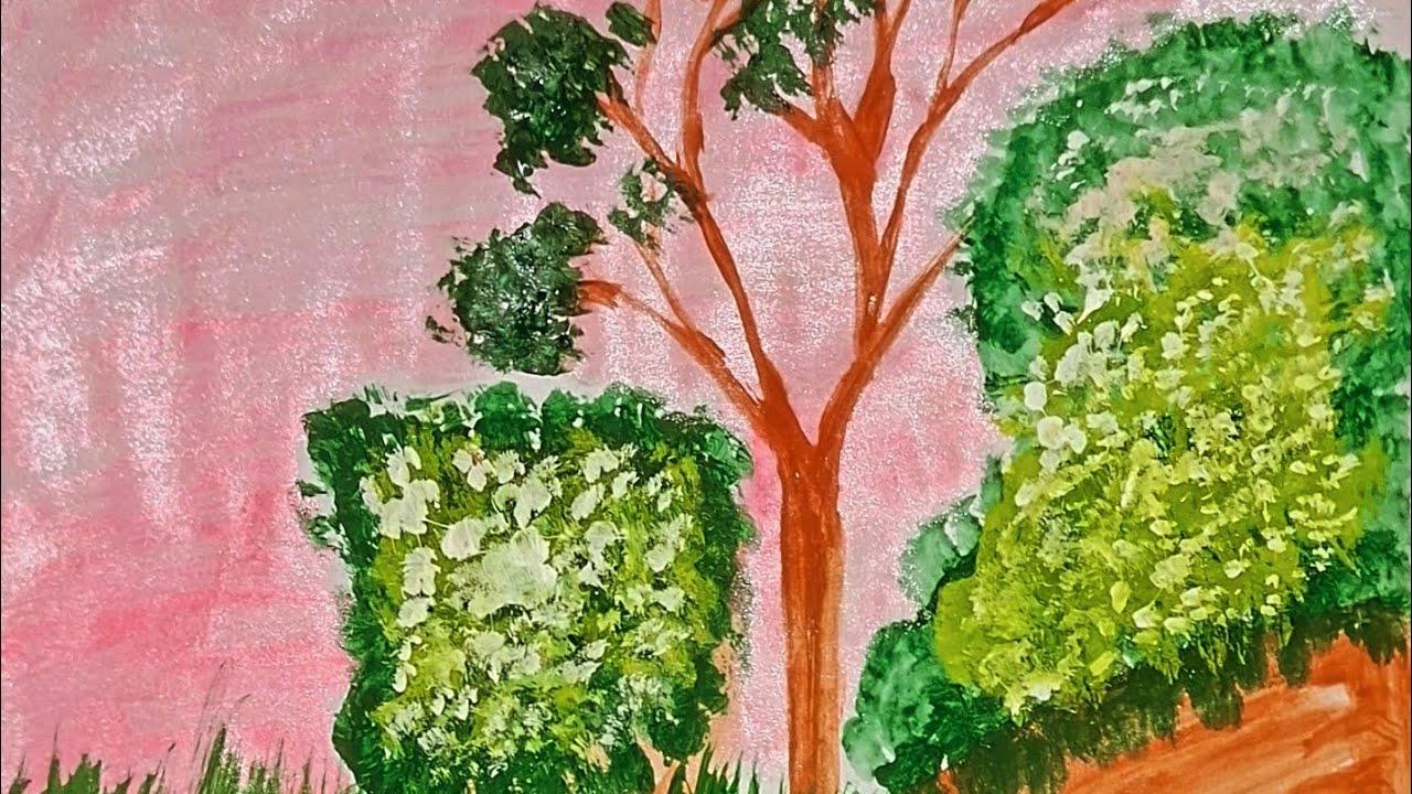 Pink with green  nature 💕 💗 #viral #trending  