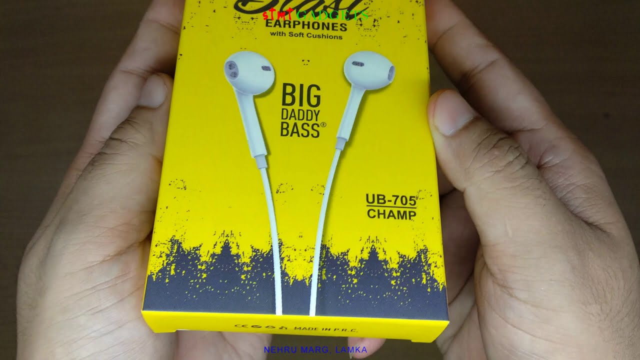 UBON UB-705 Earphones Big Daddy Bass | stmt gadgets