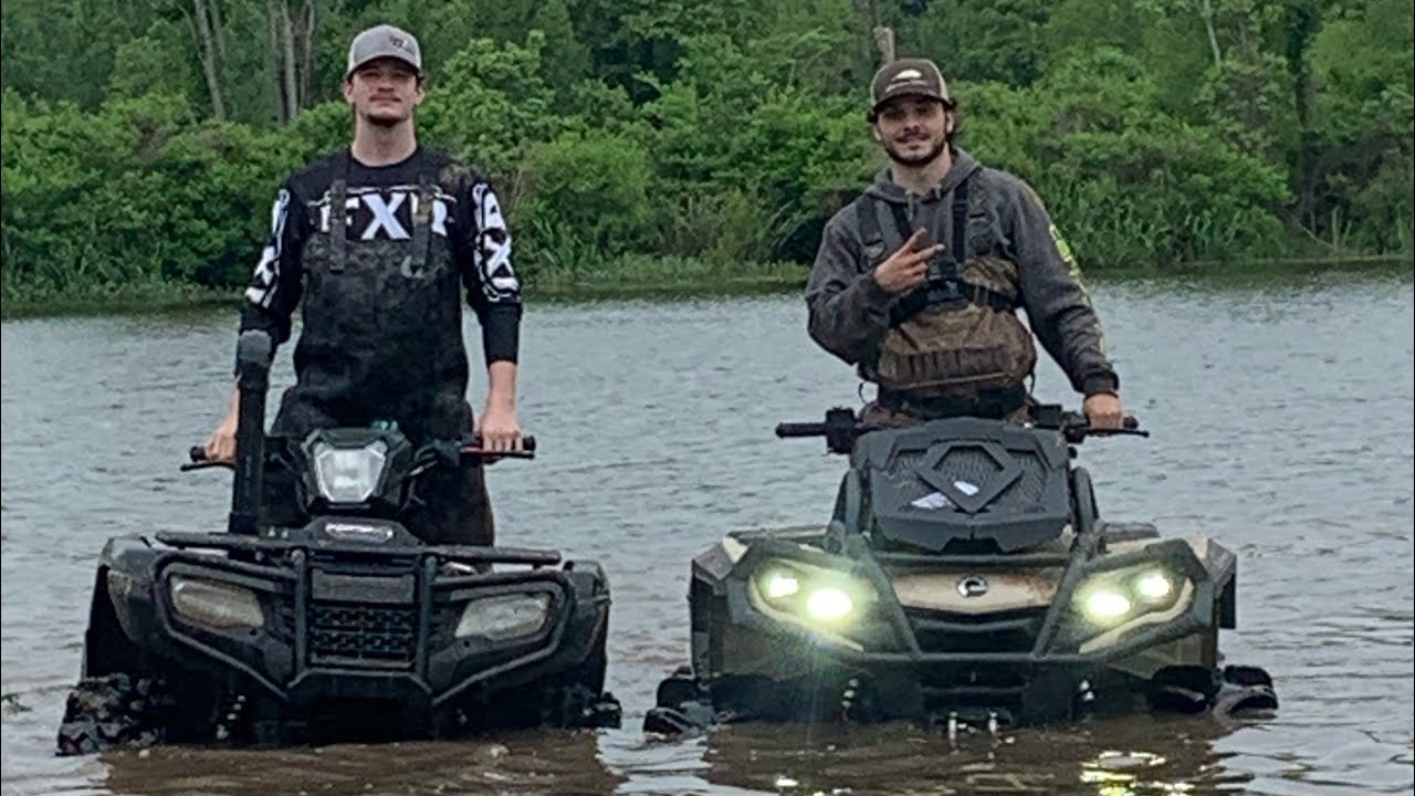 Trucks Gone Wild Louisiana Mud Fest #canamoutlander #hondaatv #goingdeep #mudriding #mudding