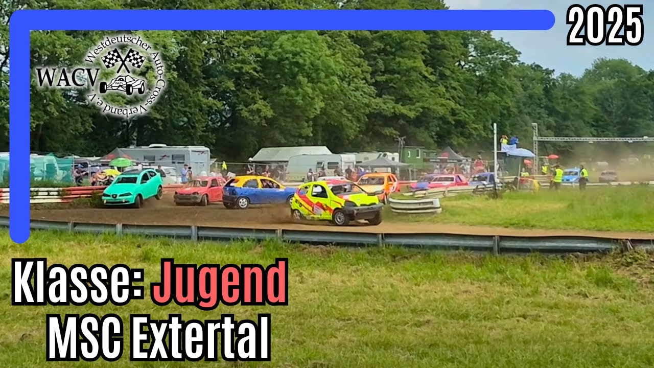 AUTOCROSS Extertal 2025 - Jugend WACV: Alle Läufe [HD]