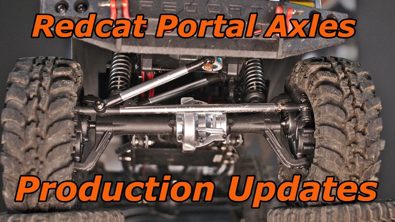Redcat Gen8 Production Portal Axles - How they differ from Preproduction