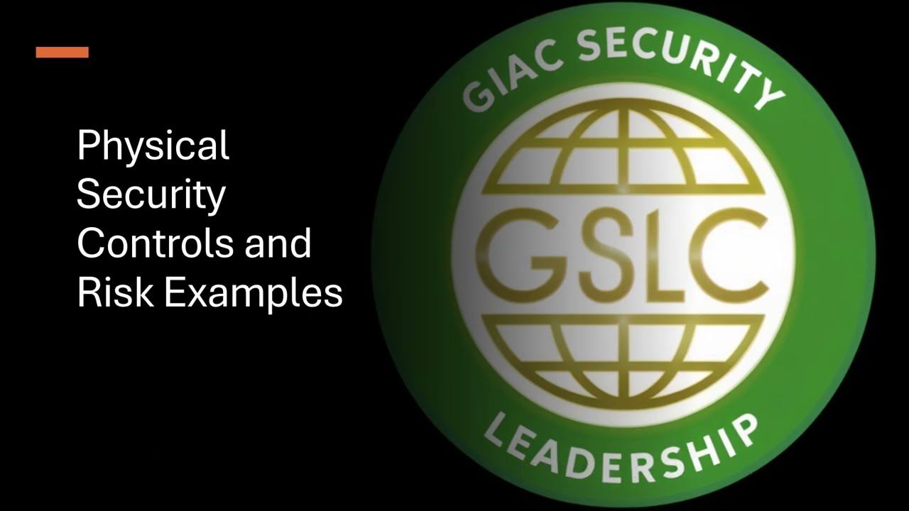 Physical Security Controls and Risk Examples