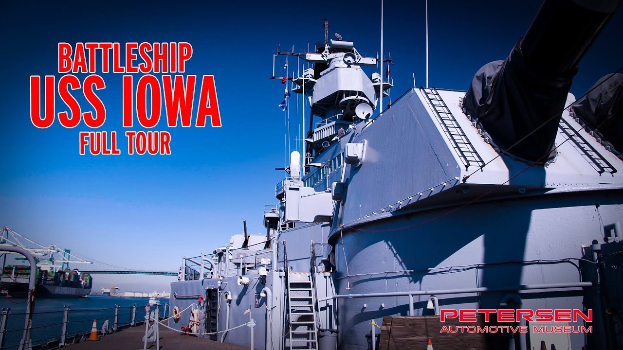 USS IOWA FULL TOUR | Naval Battleship Legend