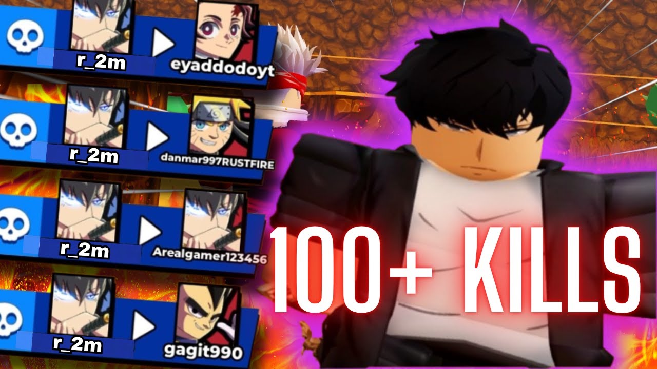 BROKEN Sung Jin Woo BUILD In JUMP STARS! (100+ KILLS)